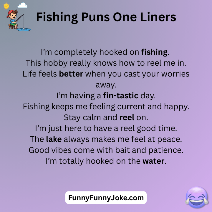 Fishing Puns One Liners