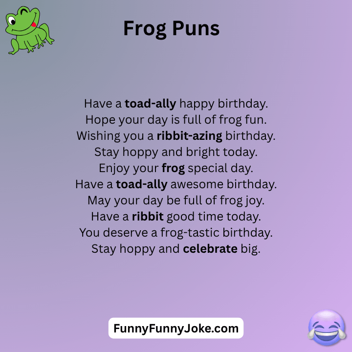 Frog Puns