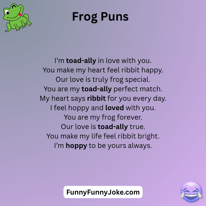 Frog Puns
