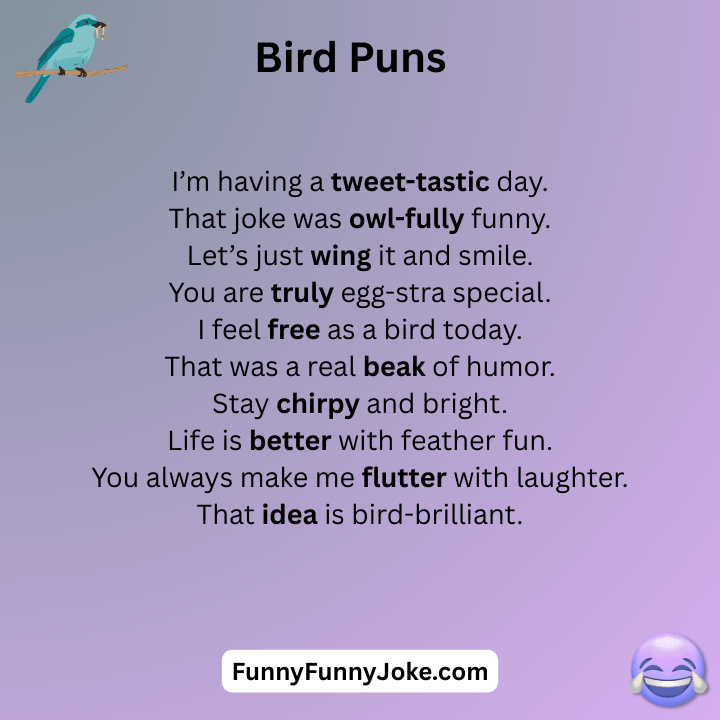 Bird Puns