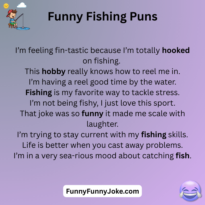 Funny Fishing Puns