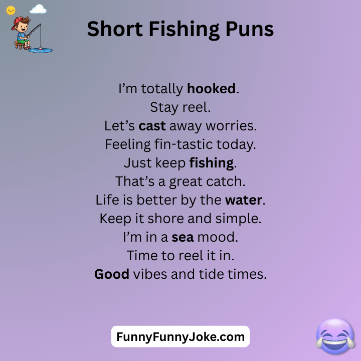 Short Fishing Puns