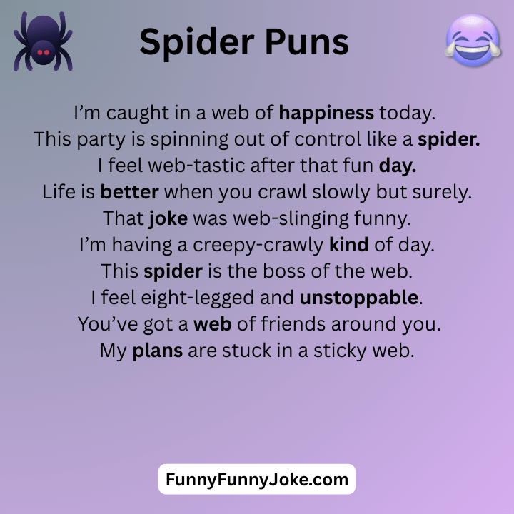 Spider Puns