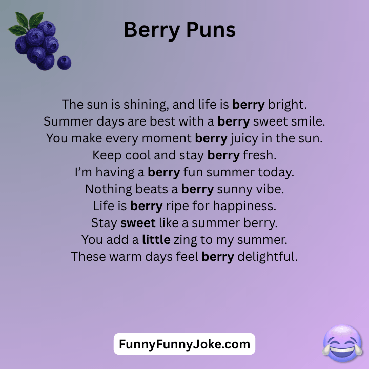 Berry Puns