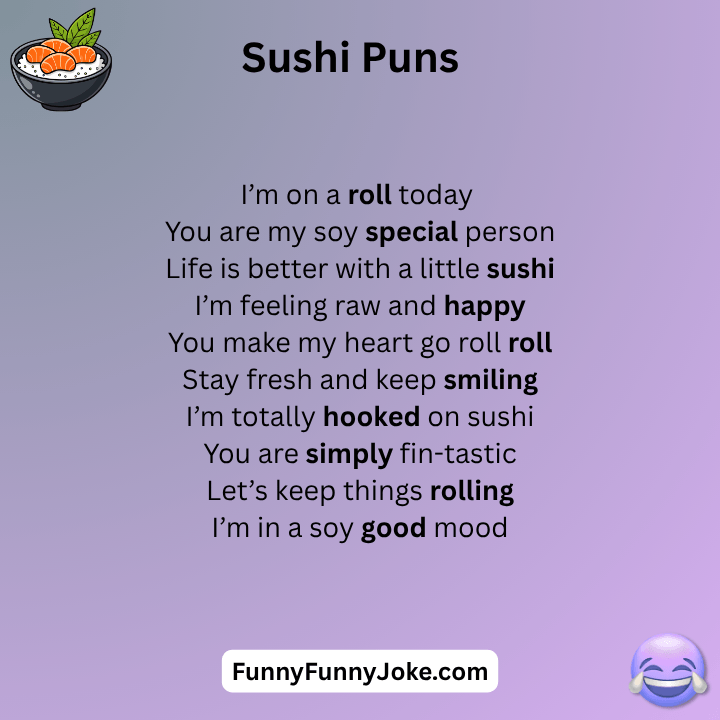 Sushi Puns