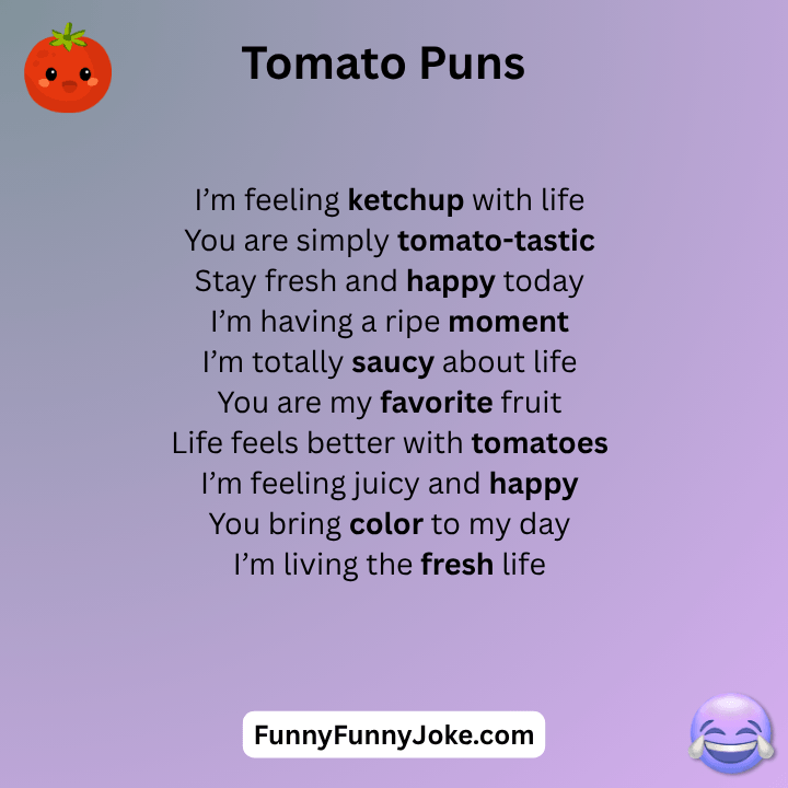 Tomato Puns