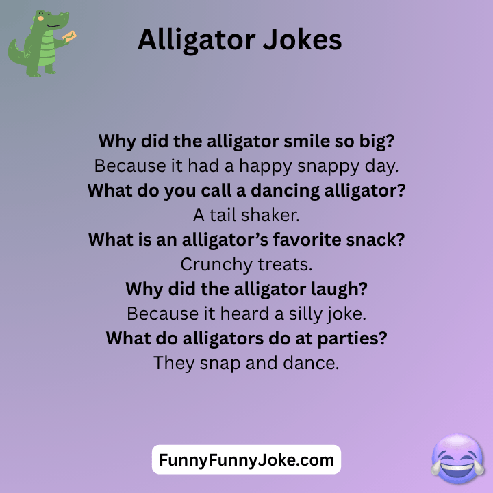 Alligator Jokes For Kids