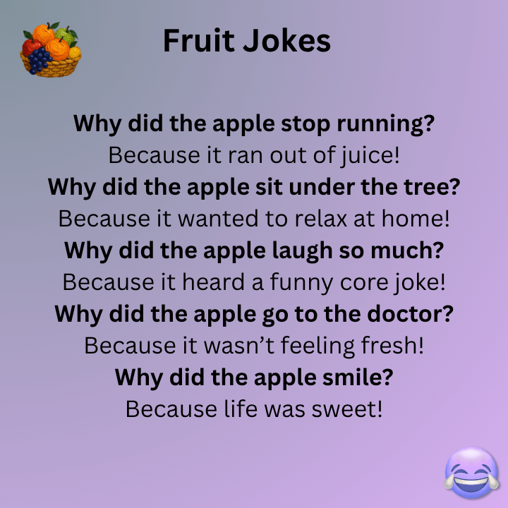 Apple Fruit Jokes