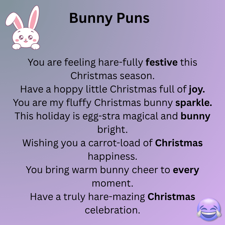 Bunny Christmas Puns