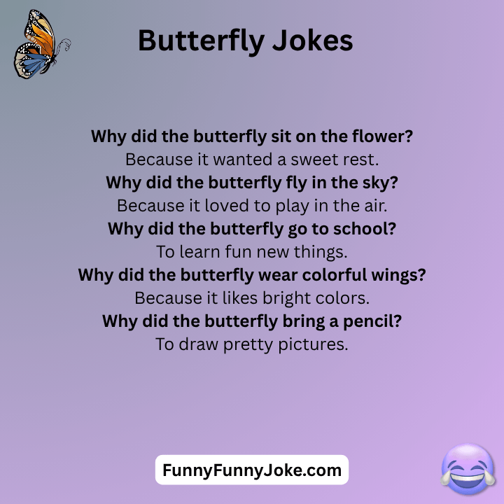 Butterfly Jokes For Kids