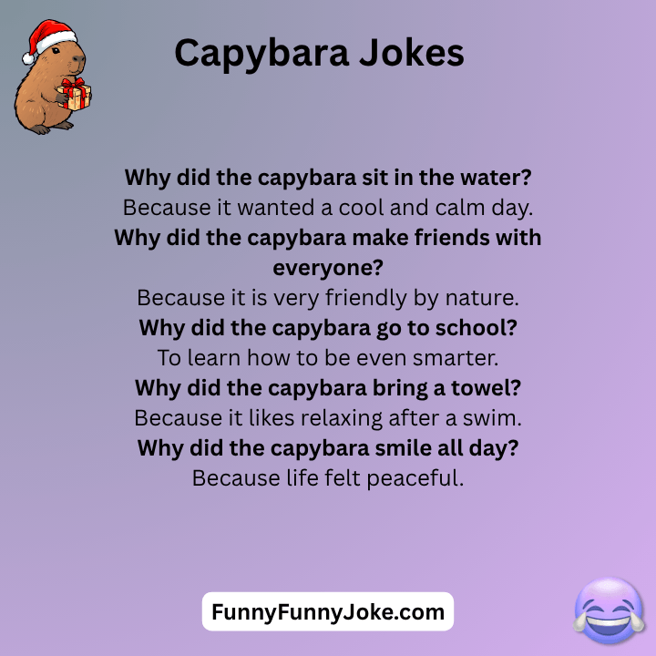 Capybara Jokes