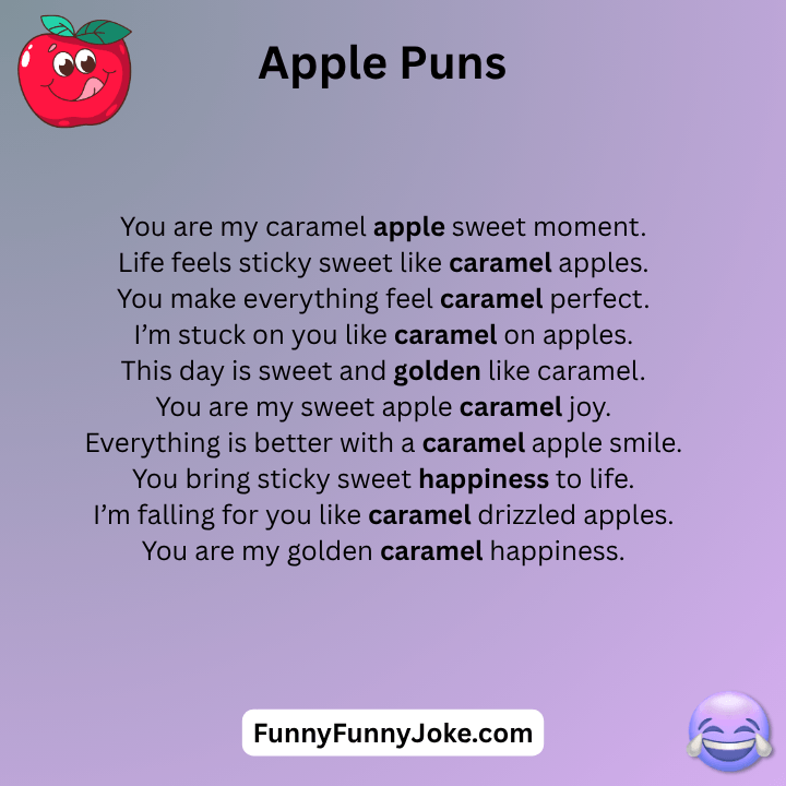 Caramel Apple Puns