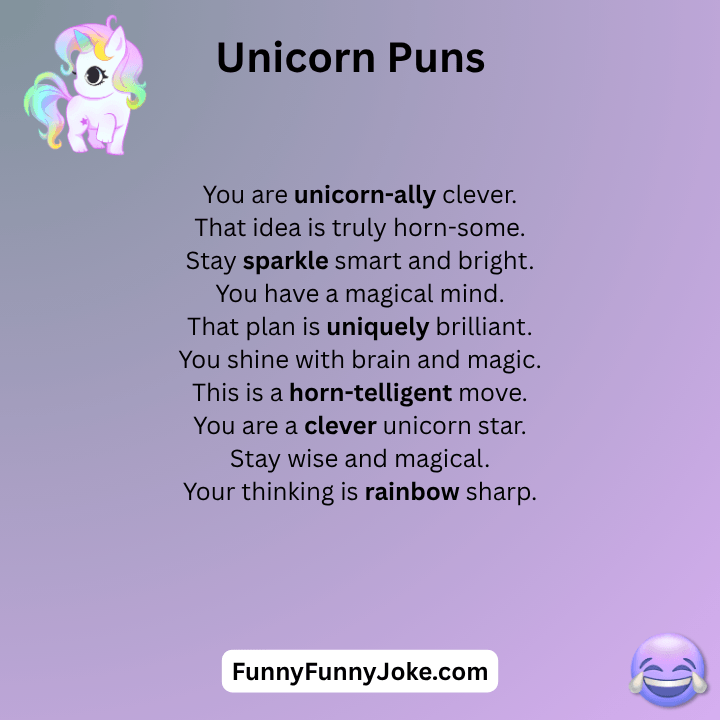 Clever Unicorn Puns
