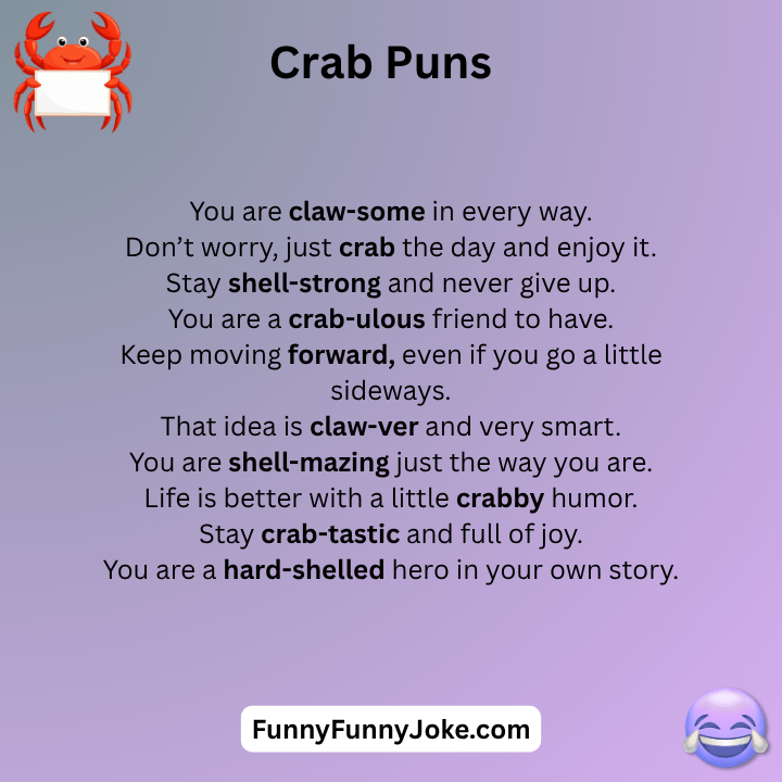 Crab Puns