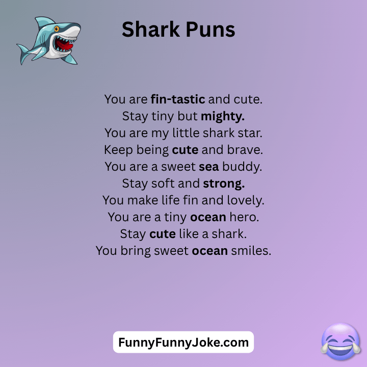 Cute Shark Puns