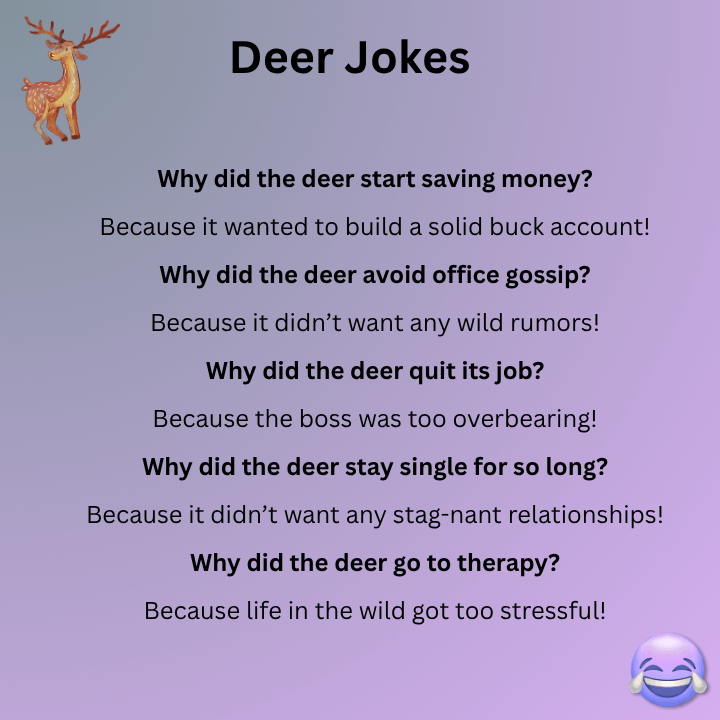 Deer Jokes For Adults