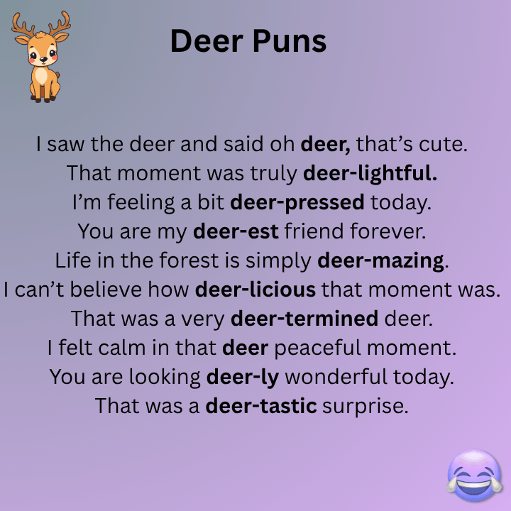 Deer Puns