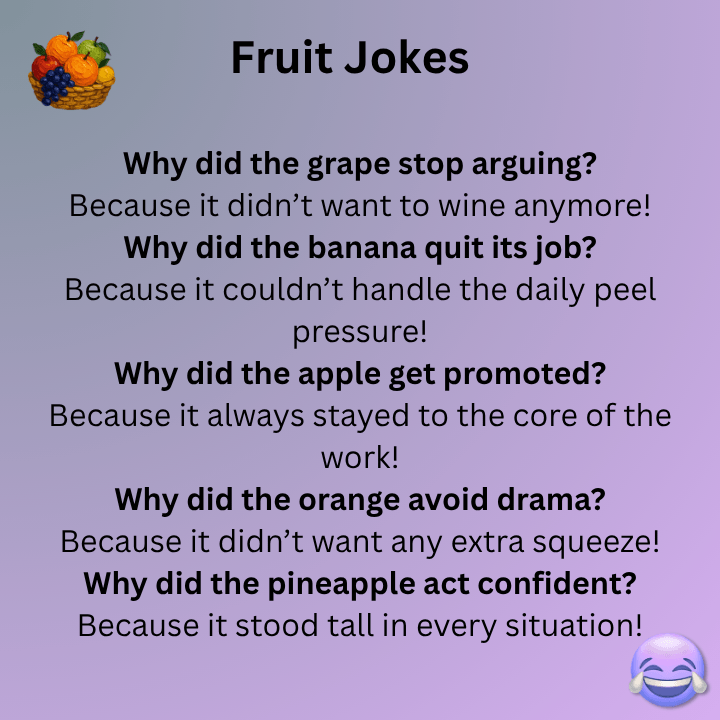 Fruit Jokes For Adults