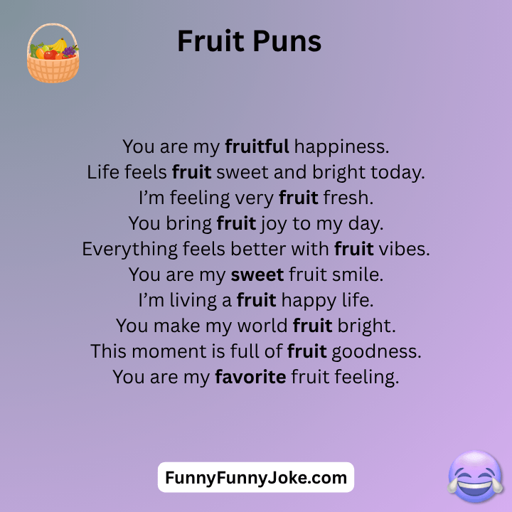 Fruit Puns