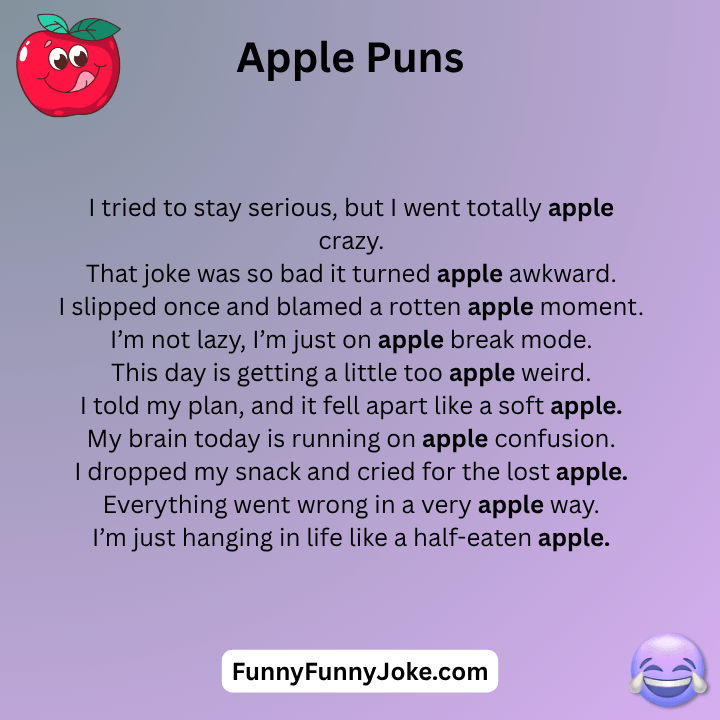 Funny Apple Puns