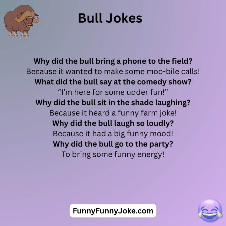 Funny Bull Jokes
