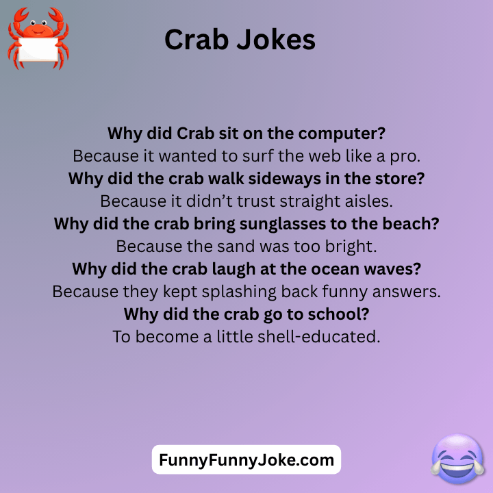 Funny Crab Jokes