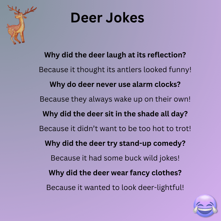 Funny Deer Jokes