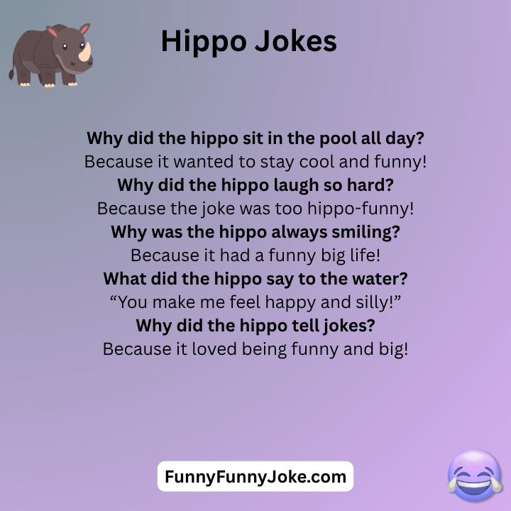 Funny Hippo Jokes