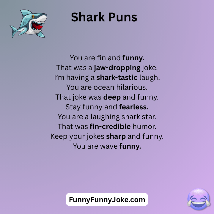 Funny Shark Puns