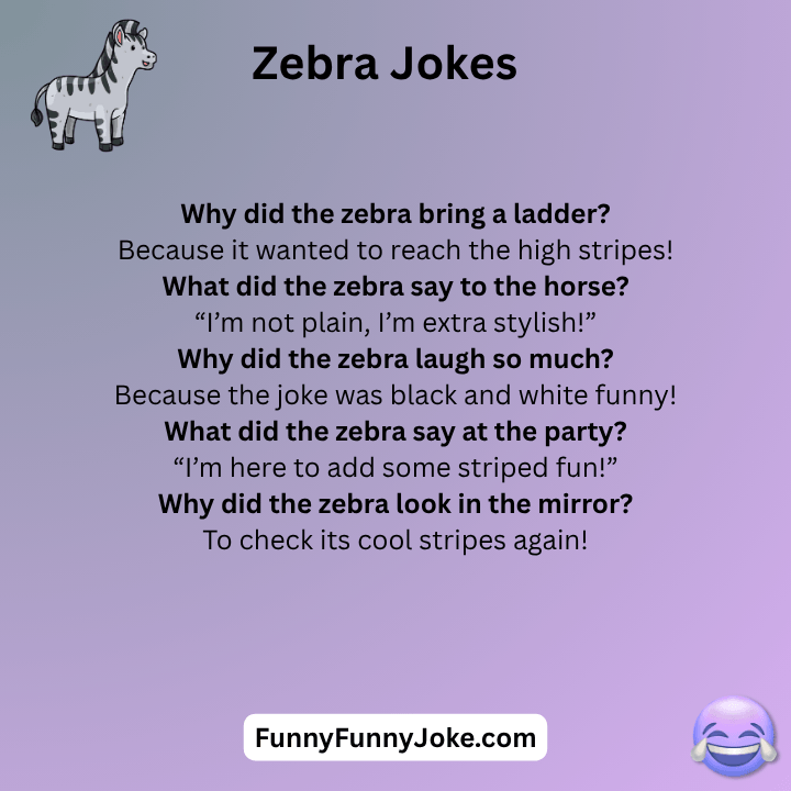 Funny Zebra Jokes