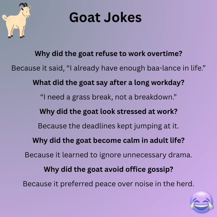 Goat Jokes For Adults