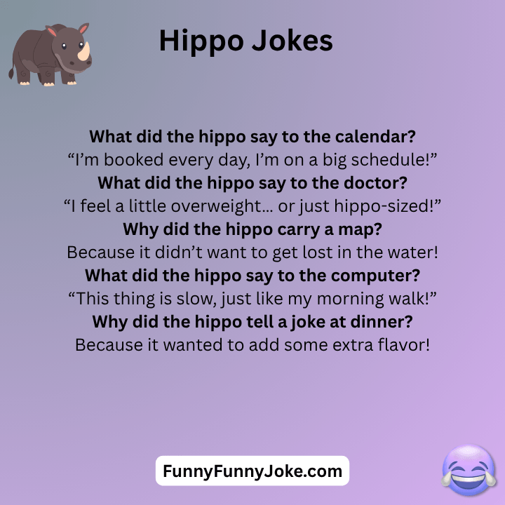 Hippo Dad Jokes