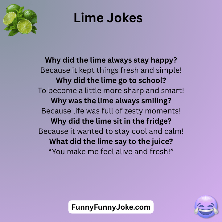 Lime Jokes One Liners
