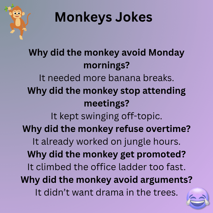 Monkey Jokes For Adults