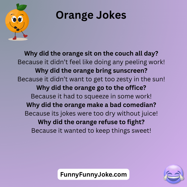 Orange Dad Jokes