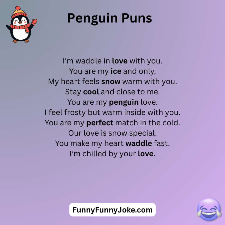 Penguin Love Pun