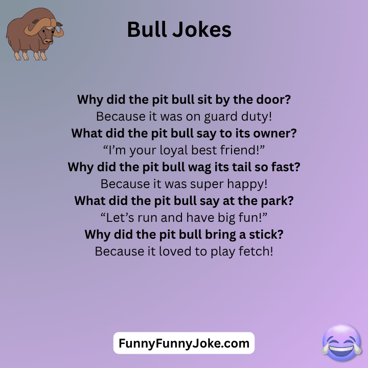 Pit Bull Jokes