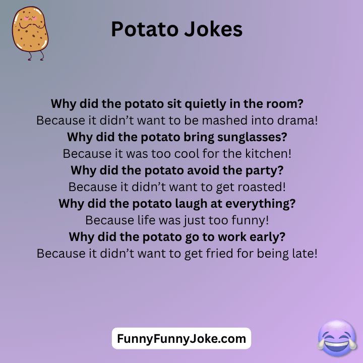 Potato Jokes One Liners
