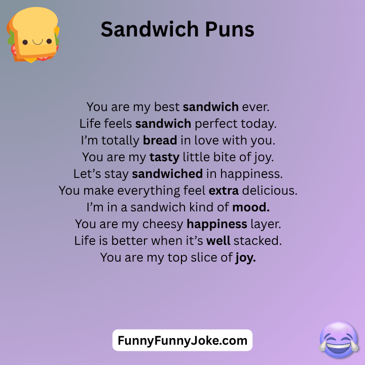 Sandwich Puns