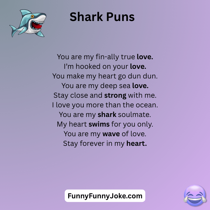 Shark Love Puns