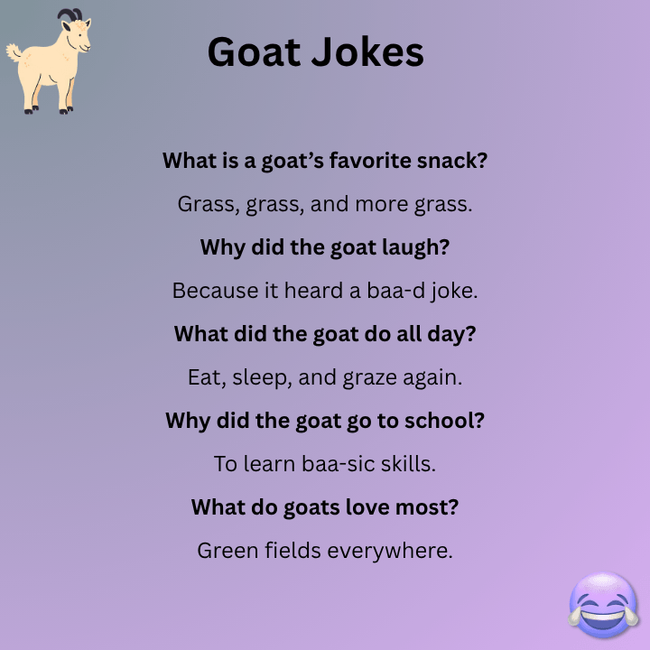 Short Goat Jokes