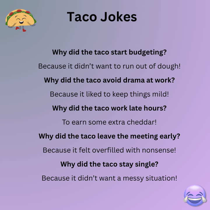 Taco Jokes For Adults