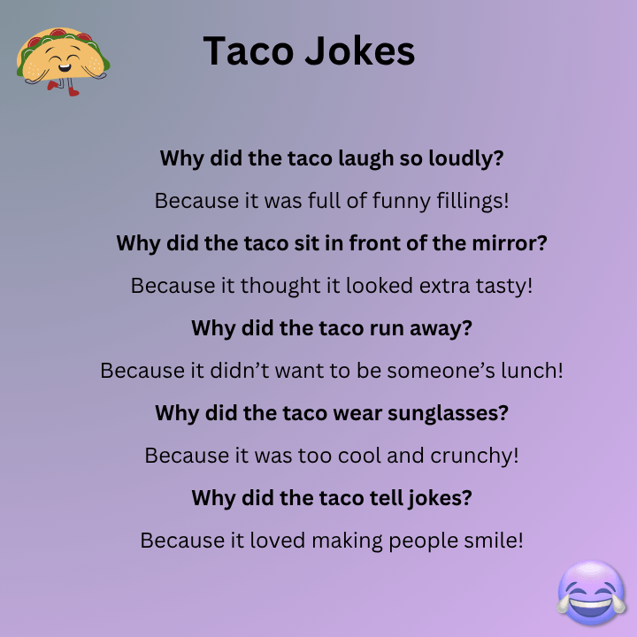 Taco Jokes Funny