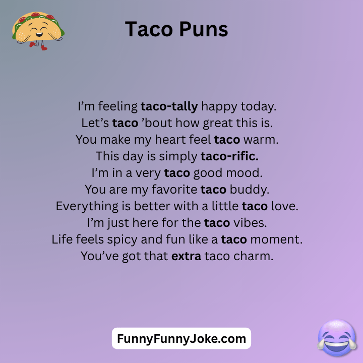 Taco Puns
