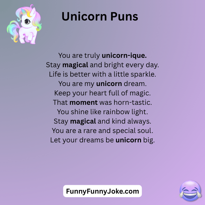Unicorn Puns