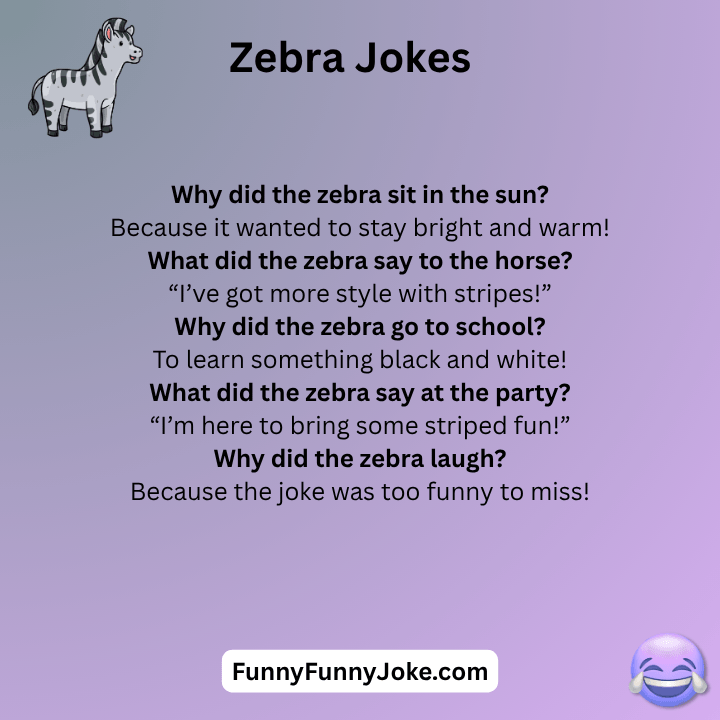 Zebra Jokes