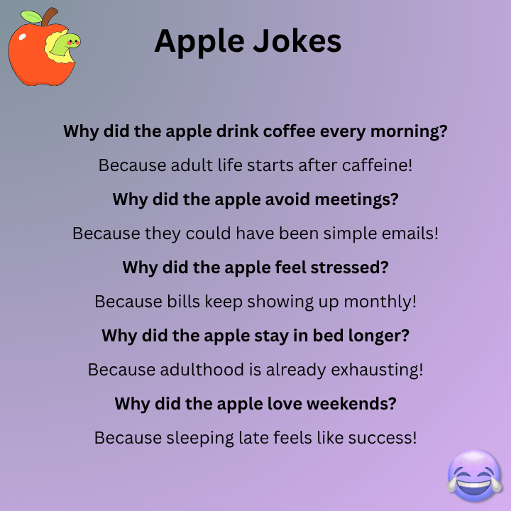 Apple Jokes For Adults