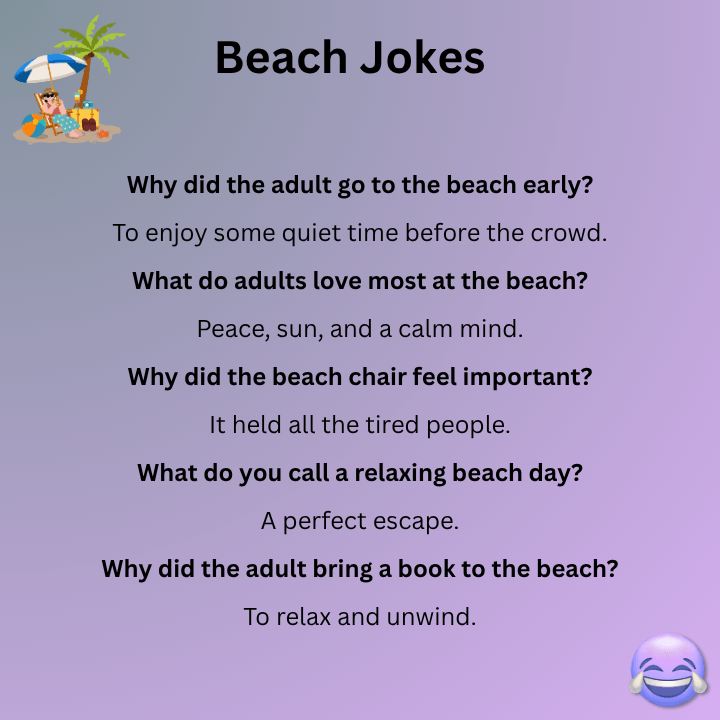 Beach Jokes For Adults