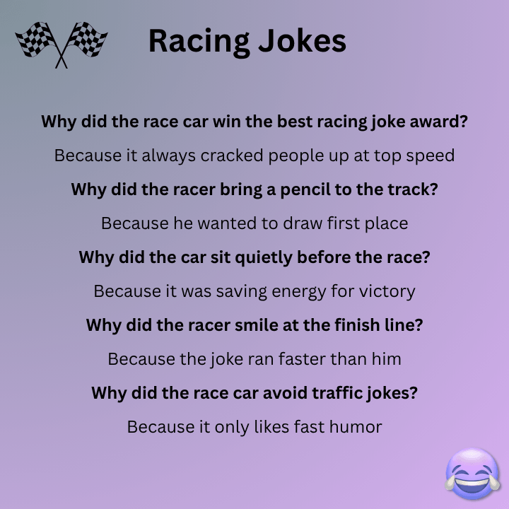 Best Racing Jokes