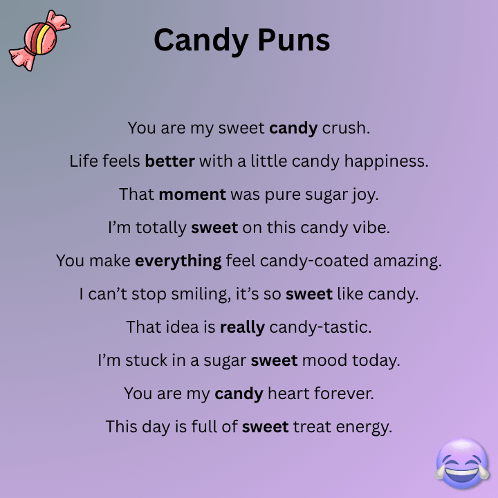 Candy Puns